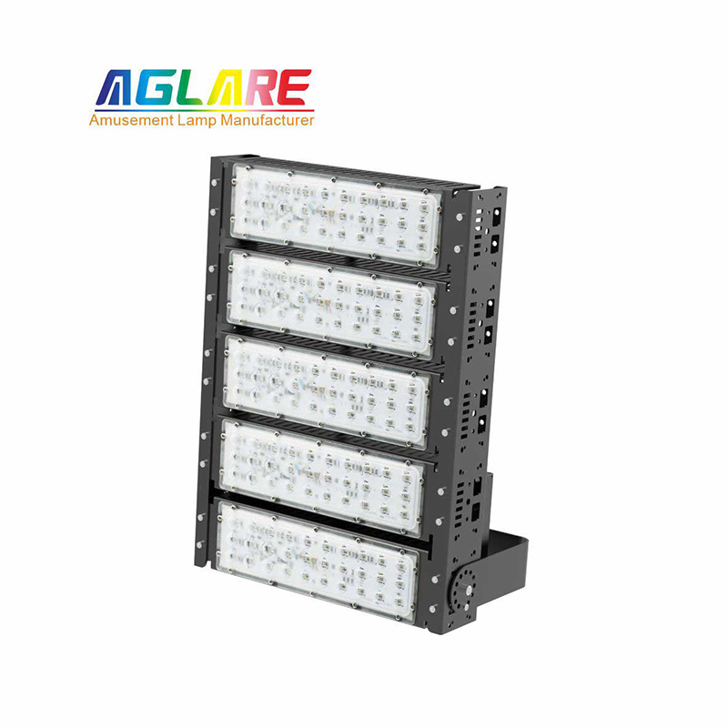led彩色投光灯 带？250W变色RGB泛光灯游乐园公园景观户外照明